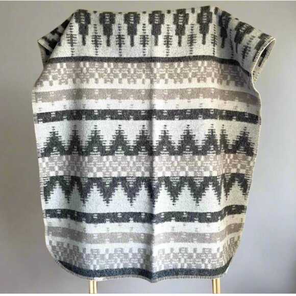 ARTZNL Alpaca Wool Cotton Throw Bed Blanket Large Southwestern Luxury Soft Queen - Picture 5 of 12